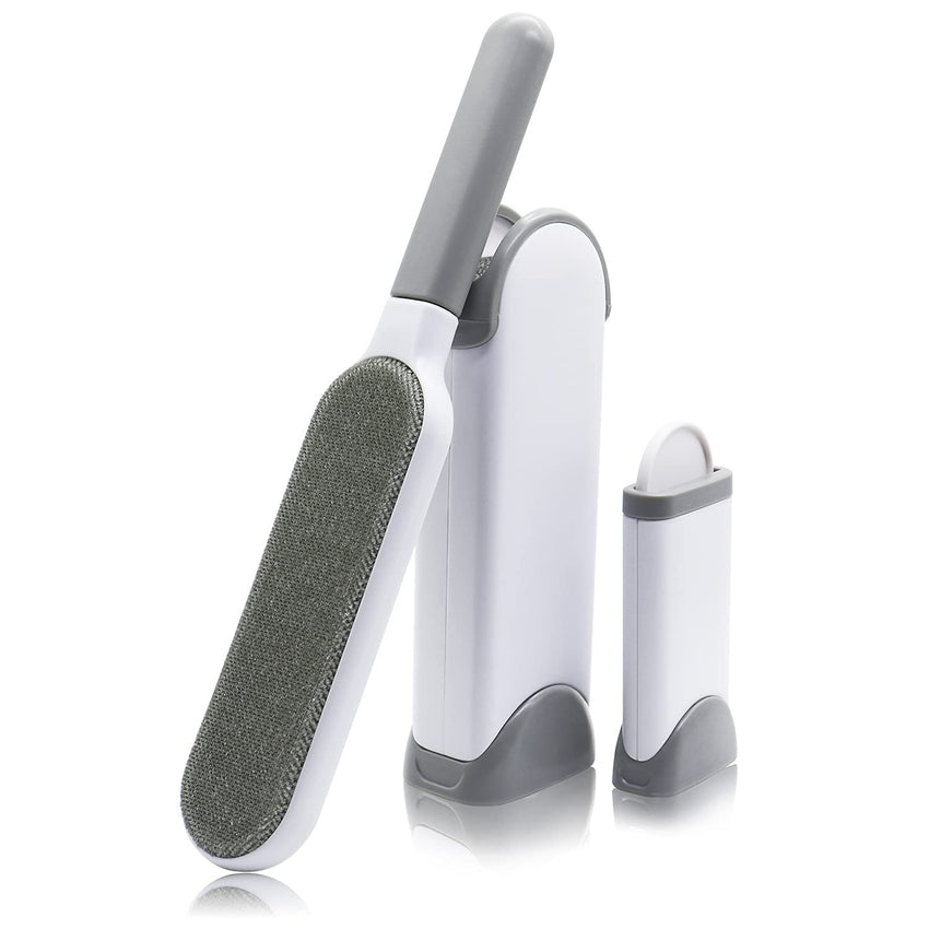Pet Hair Remover BrushDog Hair Remover for Clothes - lint Remover BrushLint Brush Pet Hair Remover for Dogs Cats & Puppies Small Size (Gray)