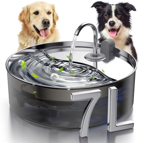 Smartoo Dog Water Fountain 7L – Stainless Steel Auto Pet Water Dispenser