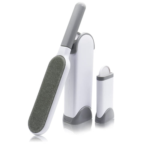 Pet Hair Remover BrushDog Hair Remover for Clothes - lint Remover BrushLint Brush Pet Hair Remover for Dogs Cats & Puppies Small Size (Gray)